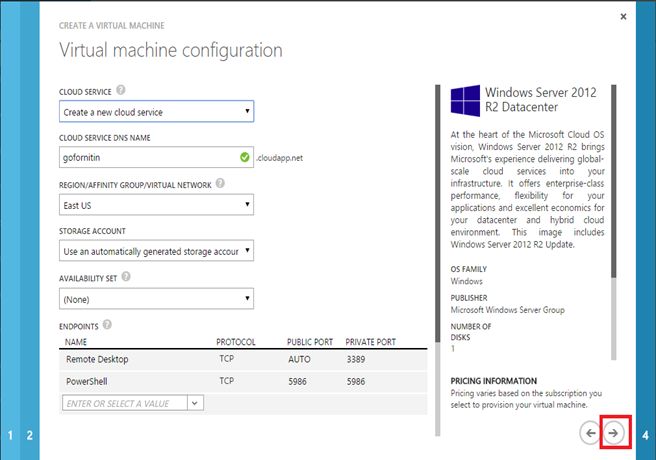 configuration window